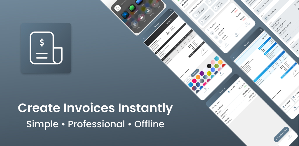Invly app invoice dashboard preview